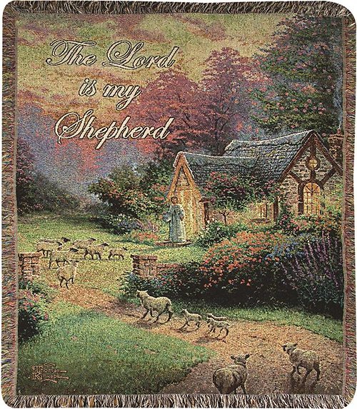 Good Shepherd\'s Cottage Throw